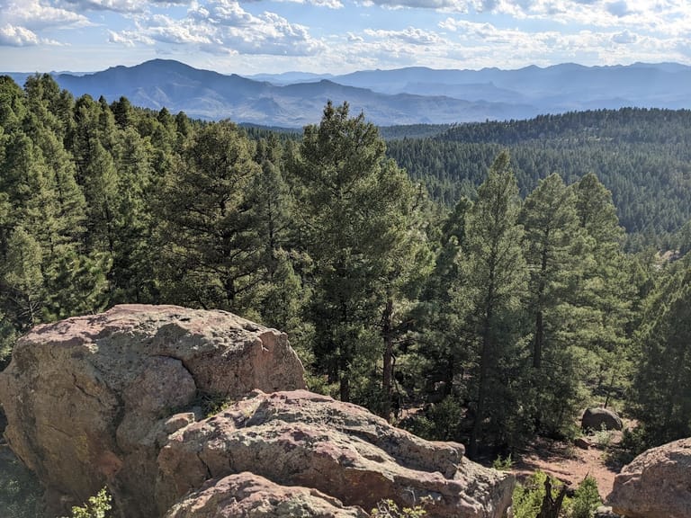 Interior view of Devils Head Campground