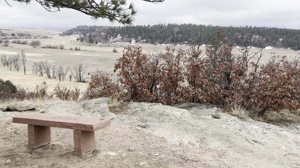 Interior view of Castlewood Canyon Dam