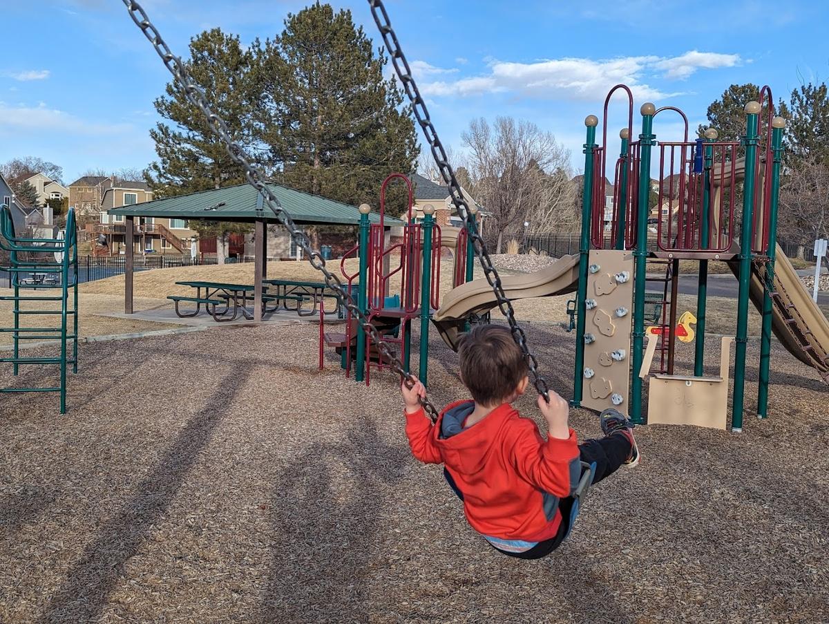 Hidden River Playground park in Parker, Colorado