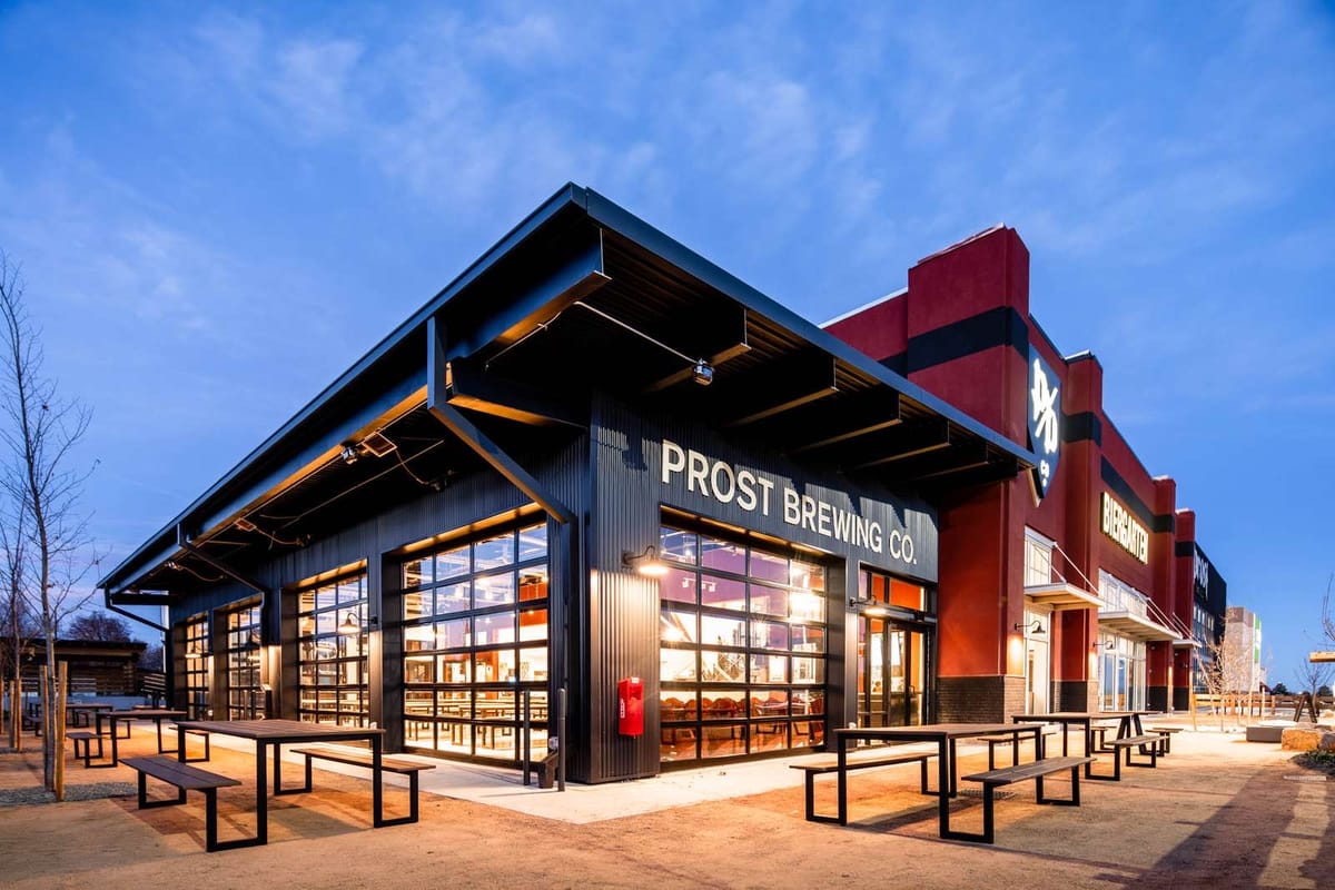 Interior view of Prost Brewing Company