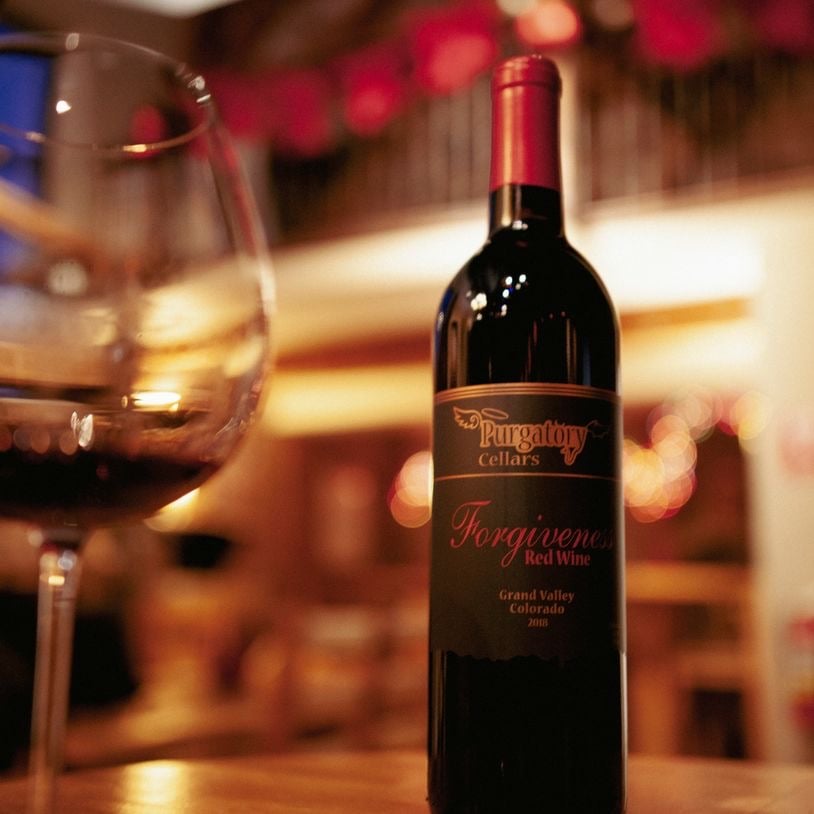 Interior view of Purgatory Cellars Winery