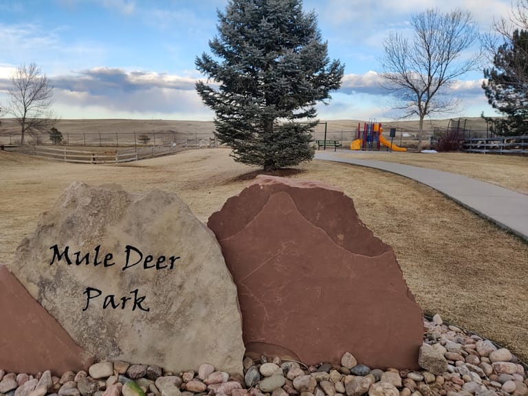Mule Deer Park dining area