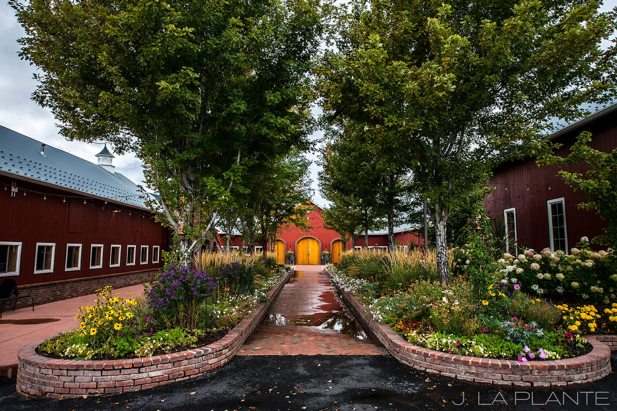 The Venue at Crooked Willow Farms exterior entrance