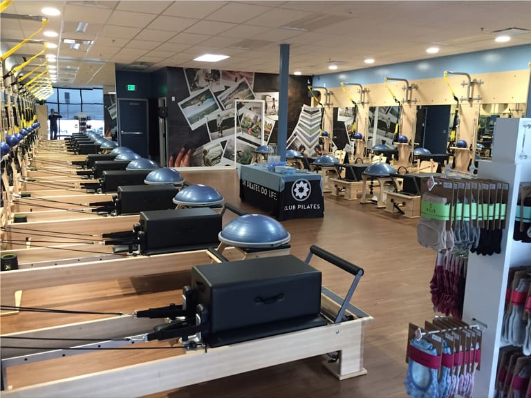 Interior view of Club Pilates