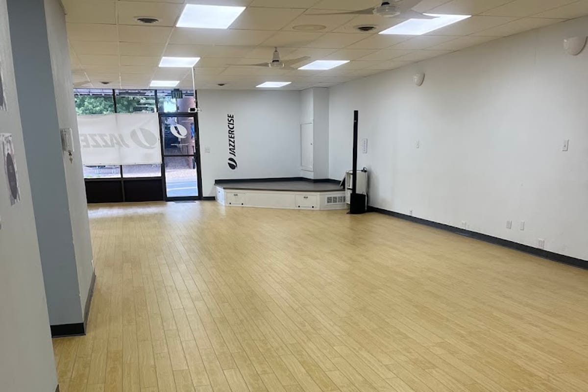 Interior view of Jazzercise Parker Fitness Center
