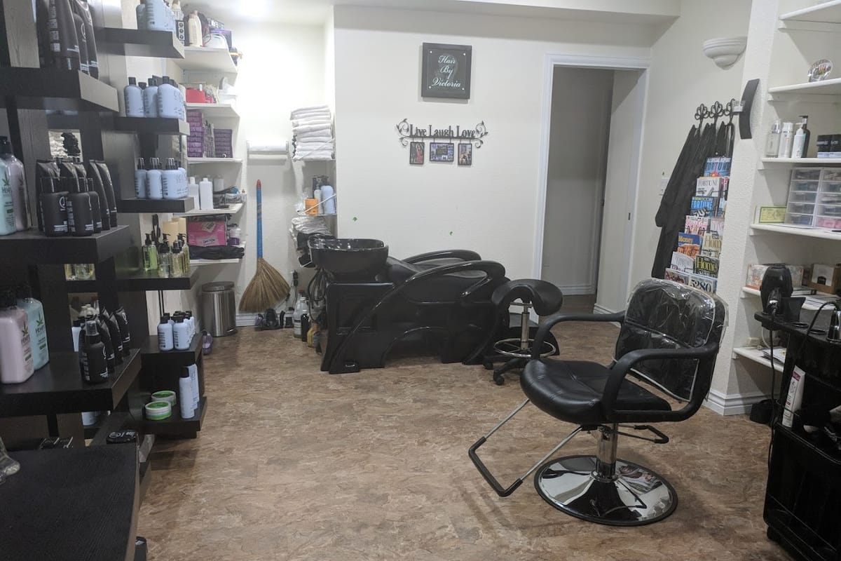 Interior view of Hair by Victoria