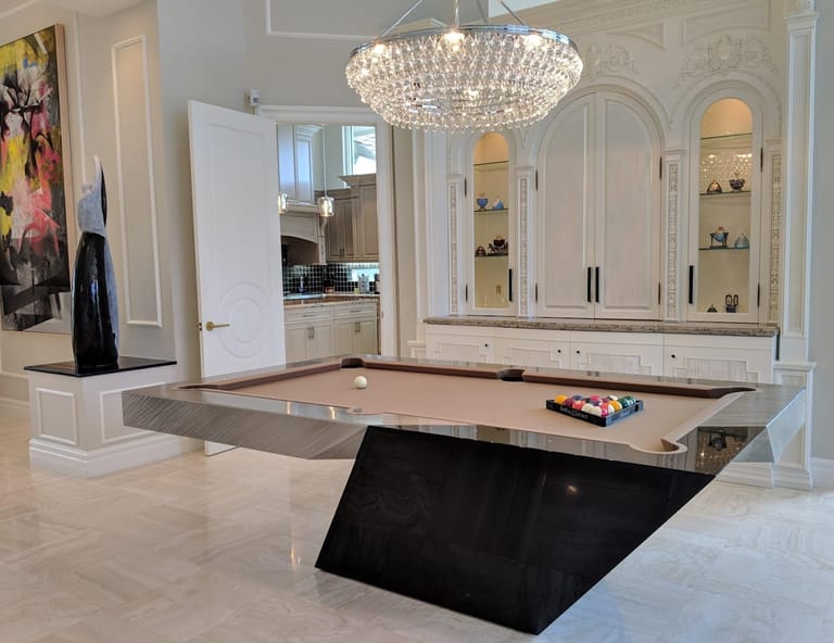 Interior view of Delta-13 | Billiards Accessories | Ball Racks