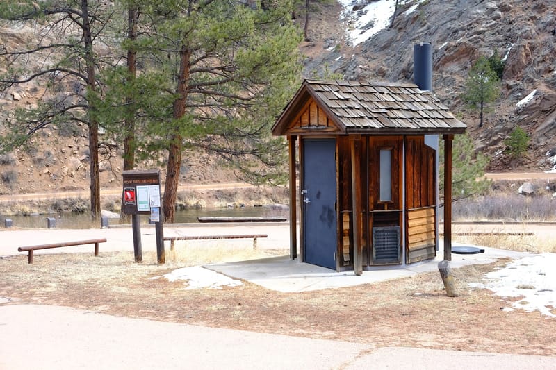 Lone Rock Campground park in Sedalia, Colorado