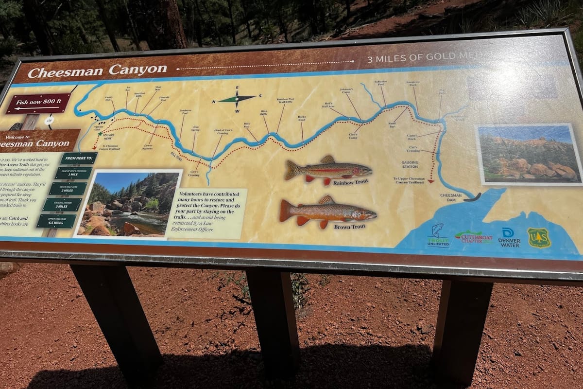 Cheesman Canyon dining area
