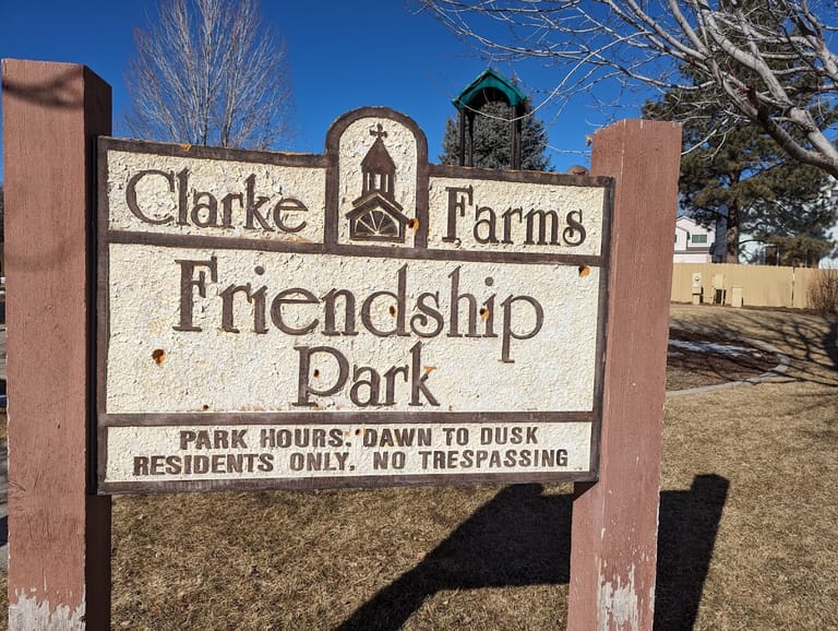 Friendship Park dining area
