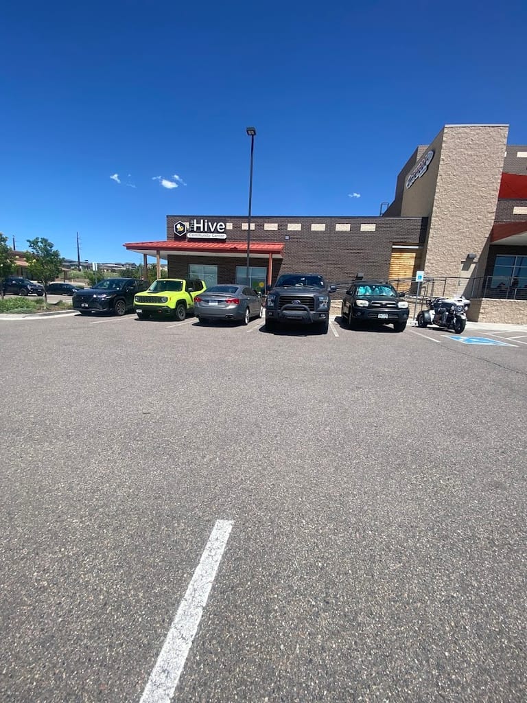 The Hive Community Center exterior entrance