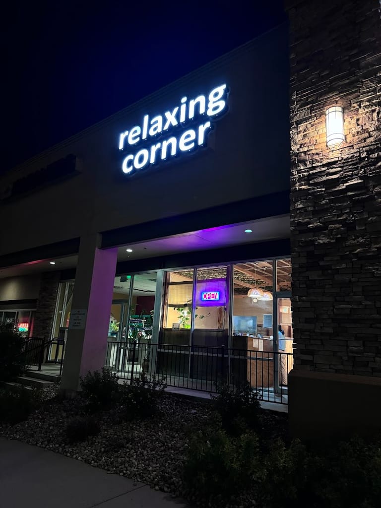 Relaxing Corner exterior entrance