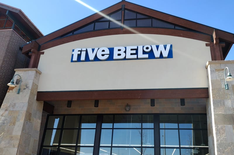 Five Below retail store in Lone Tree, Colorado