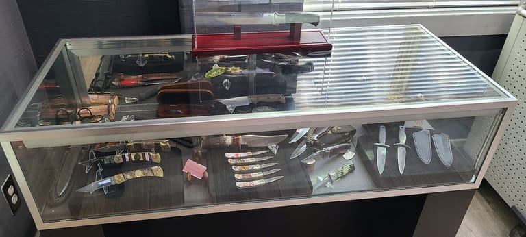 Interior view of CastleGate Knife and Tool