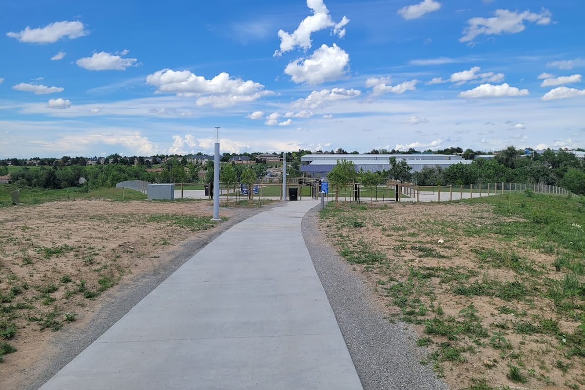 David Lorenz Dog Park dining area