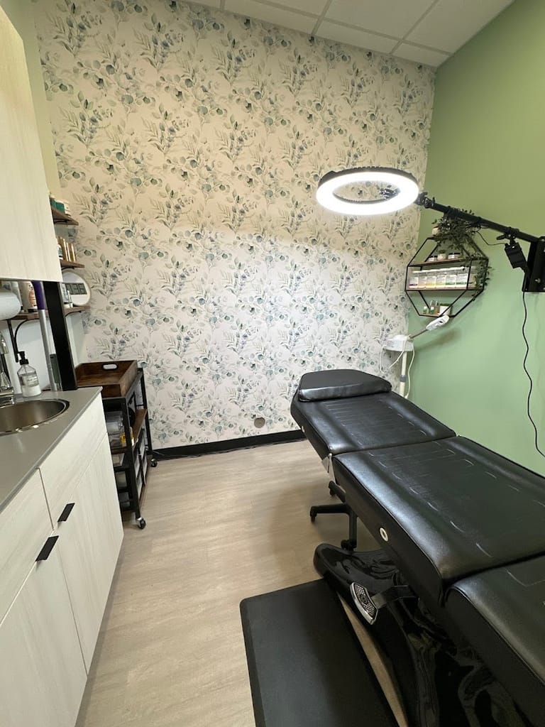 Interior view of Naked Aesthetics