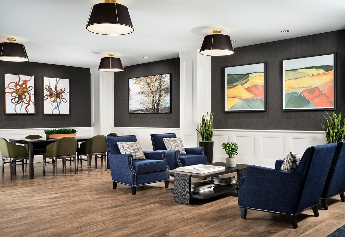 The Audrey 55+ Apartments atmosphere and seating