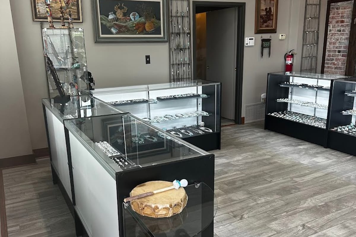 Interior view of Zia Mountain Jewelry