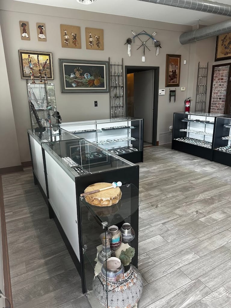 Interior view of Zia Mountain Jewelry