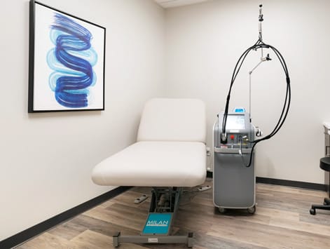 Milan Laser Hair Removal dining area