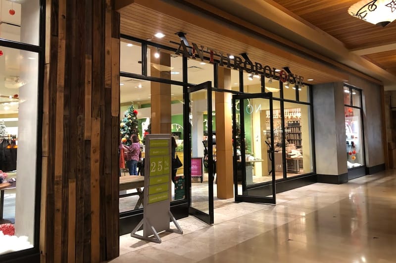 Anthropologie retail store in Lone Tree, Colorado