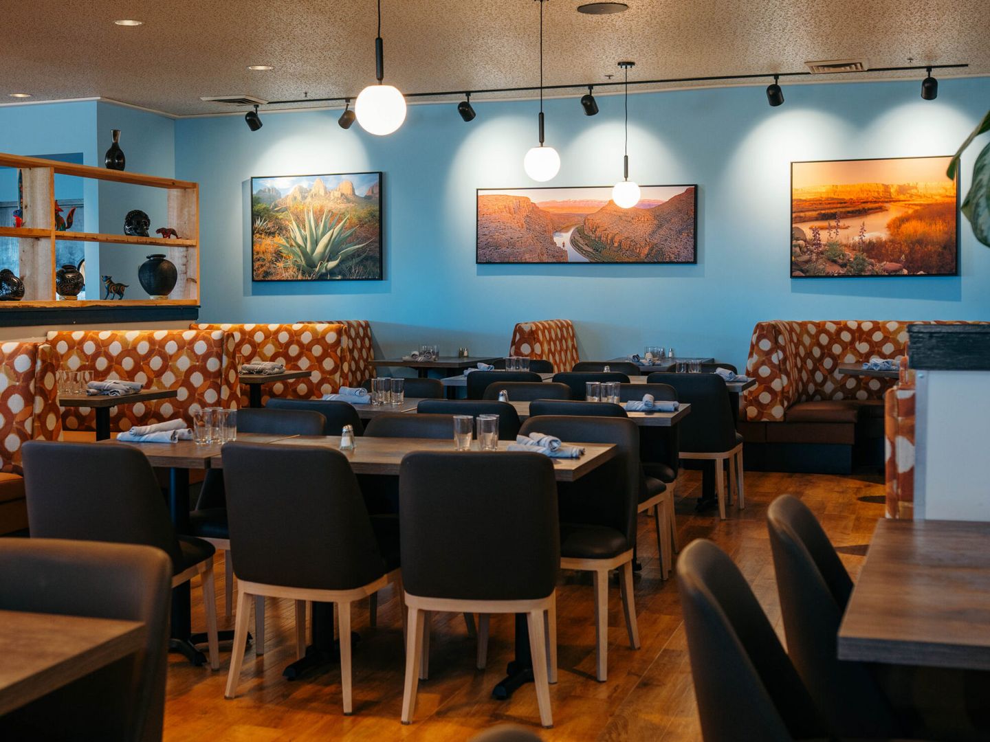 The dining room at Rio Grande Mexican Restaurant in Lone Tree