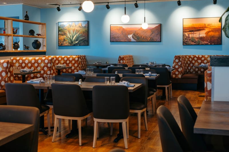 The dining room at Rio Grande Mexican Restaurant in Lone Tree