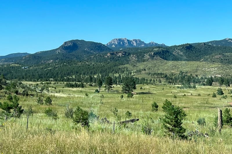 Rainbow Falls Mountain Trout Rec Area park in Sedalia, Colorado