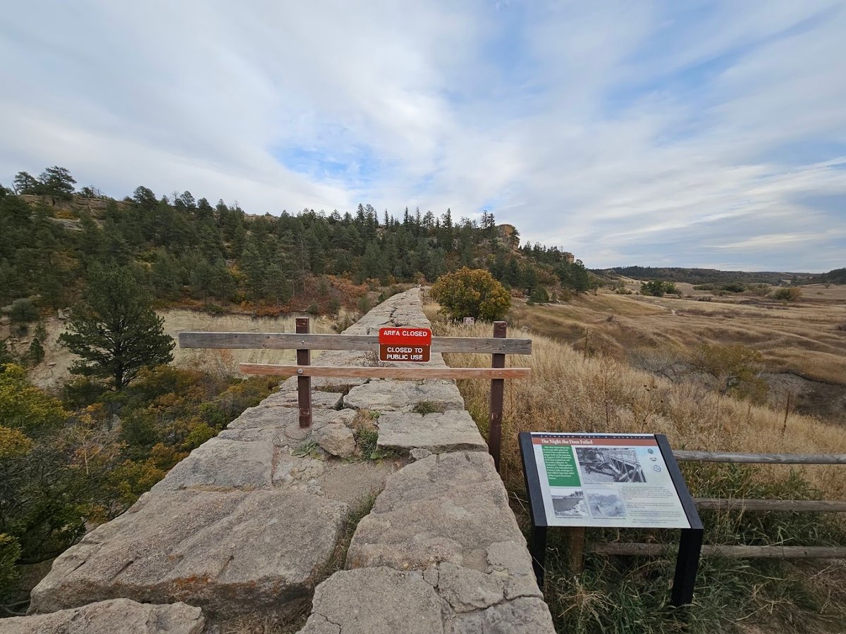 Castlewood Canyon Dam dining area
