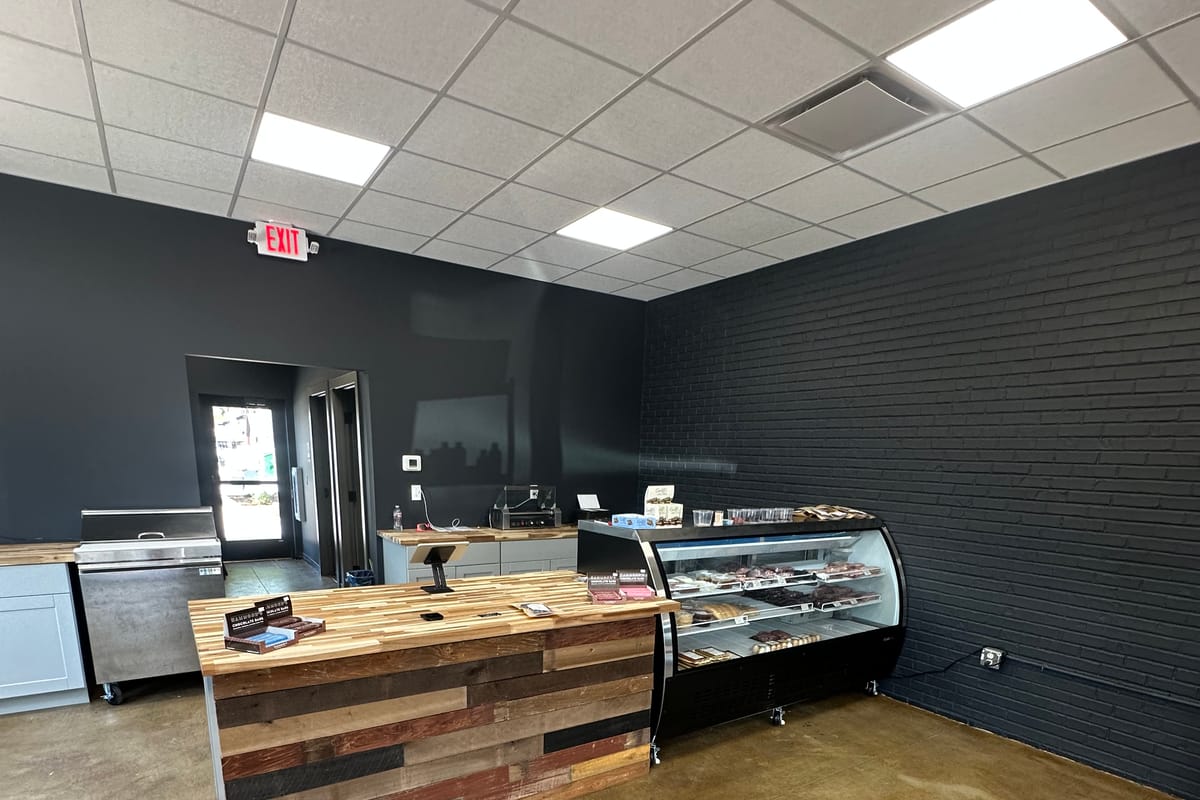 Rugby Scott deli and butcher counter in Parker
