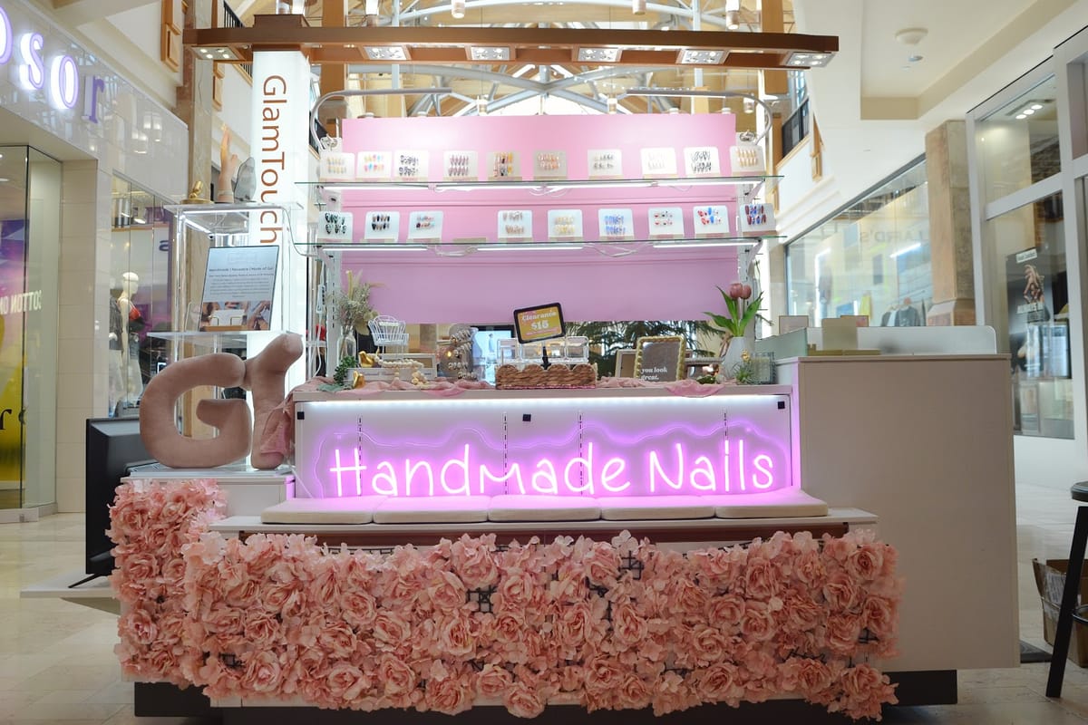 GlamTouch Nail Shop atmosphere and seating