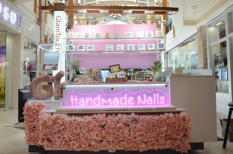 GlamTouch Nail Shop atmosphere and seating