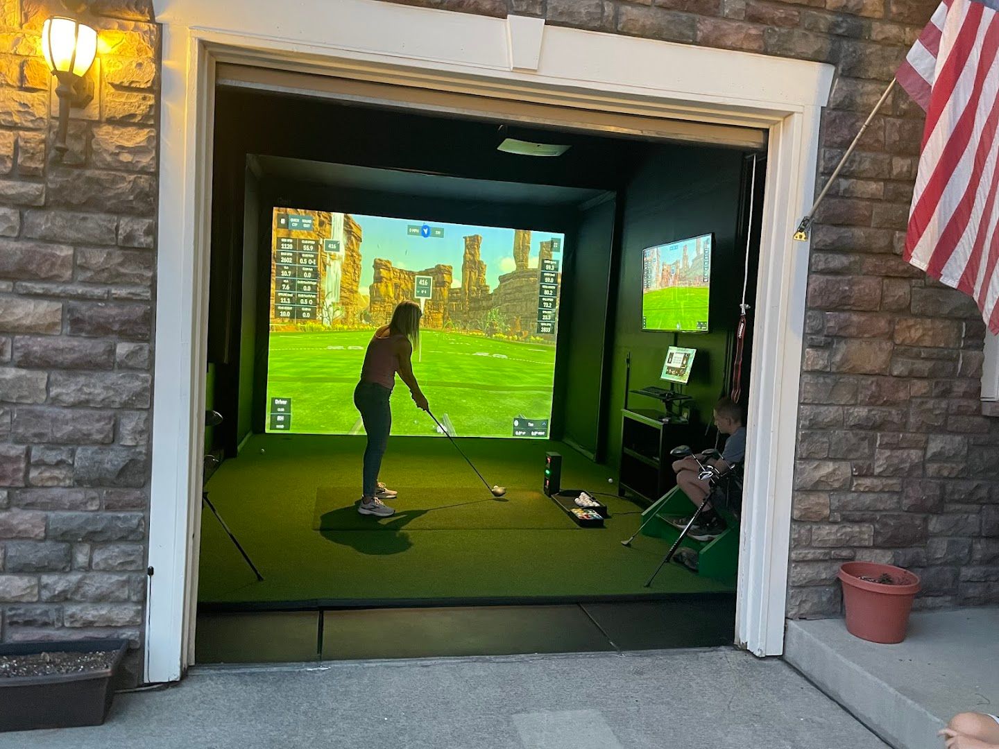 Sim Cages golf course in Castle Rock, Colorado