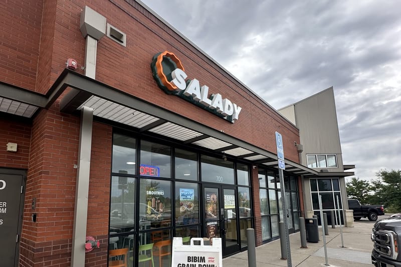 The Salady storefront at 9700 S Parker Rd in the Parker Gateway Marketplace, Parker, Colorado