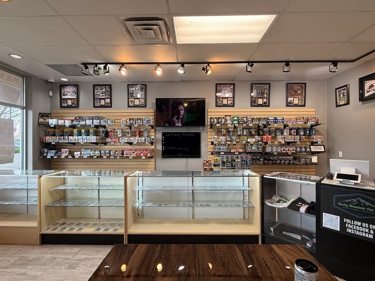 Interior view of Rocky Mountain Fan Cave