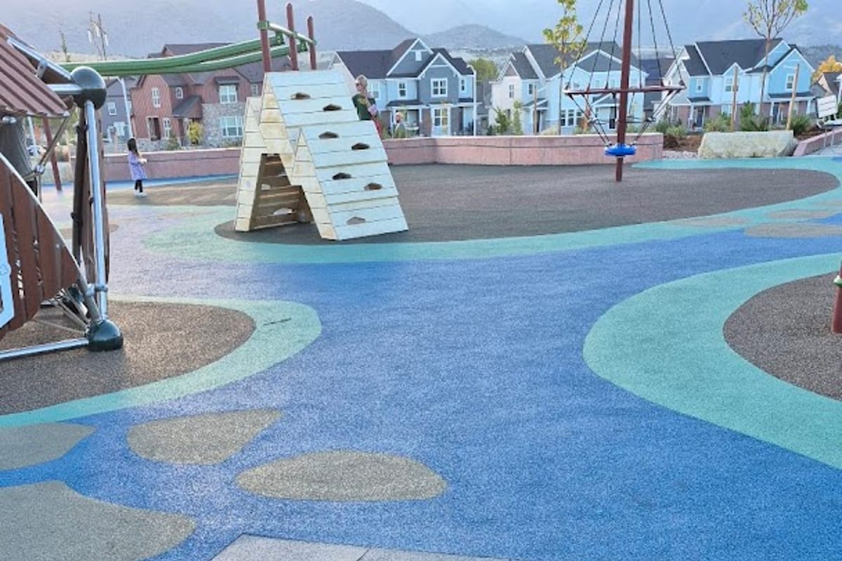 Picnic and play areas at Prospect Village Community Park