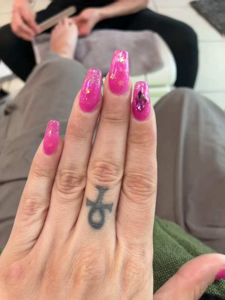 Interior view of Milano Nails