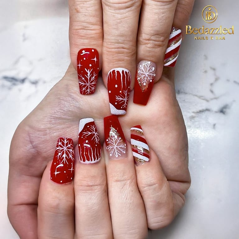 Bedazzled Nails And Bar atmosphere and seating
