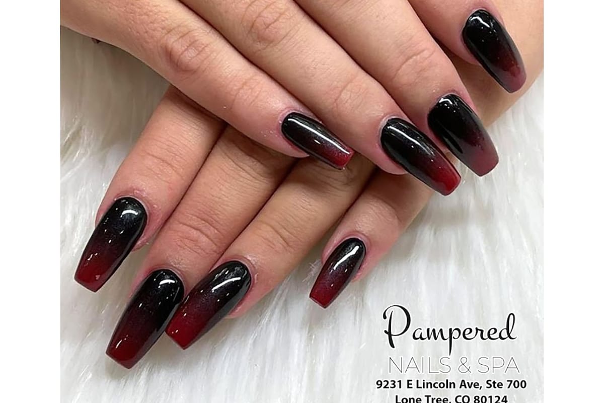 Pampered Nails and Spa atmosphere and seating