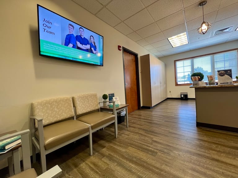 Vanguard Skin Specialists atmosphere and seating