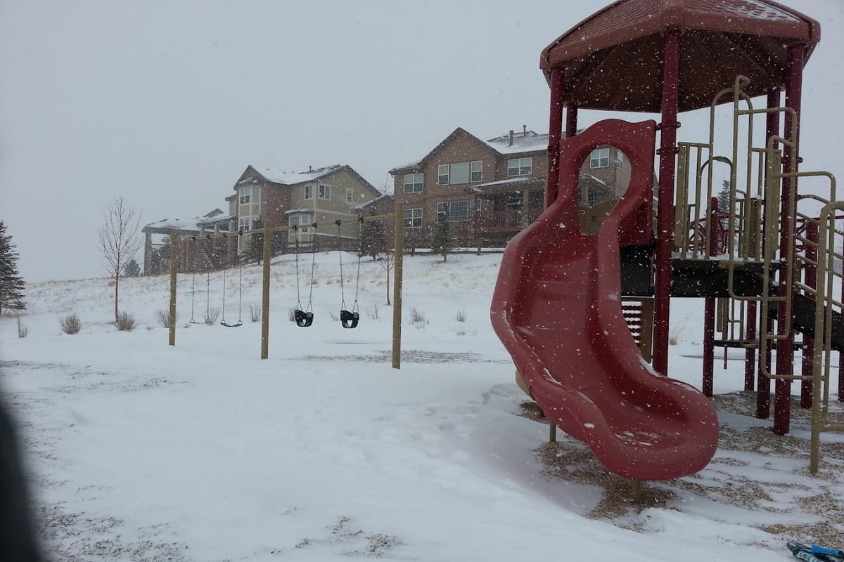 Interior view of Cobblestone Playground