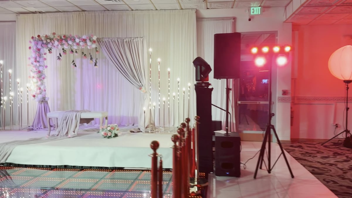 Interior view of Meadows Banquet & Event Center