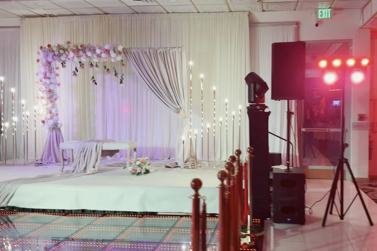 Interior view of Meadows Banquet & Event Center