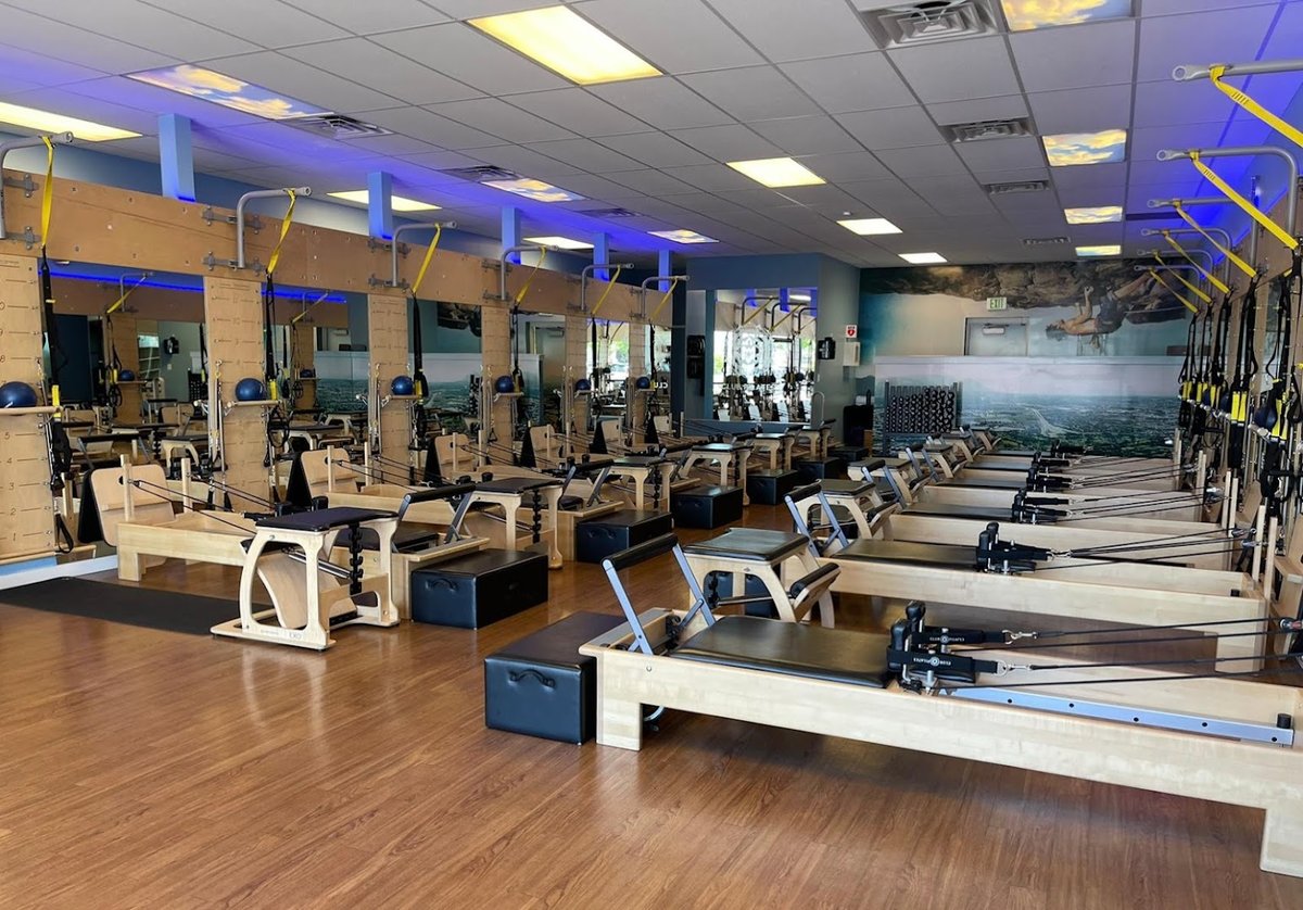 Interior view of Club Pilates