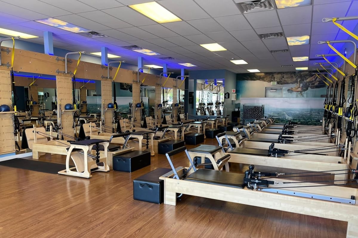 Interior view of Club Pilates