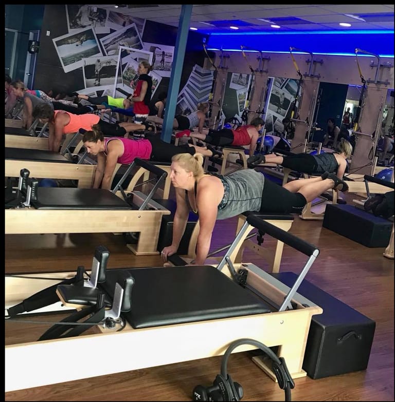 Club Pilates atmosphere and seating