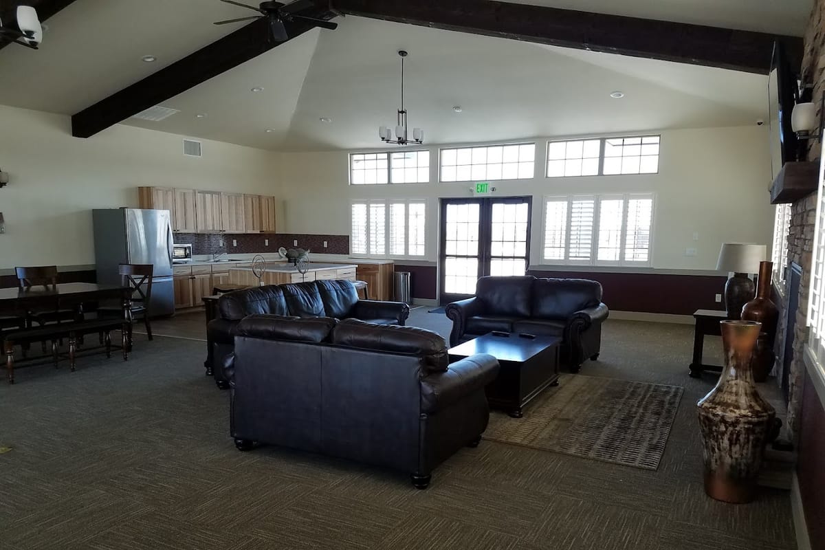 Interior view of Sierra Ridge Club House