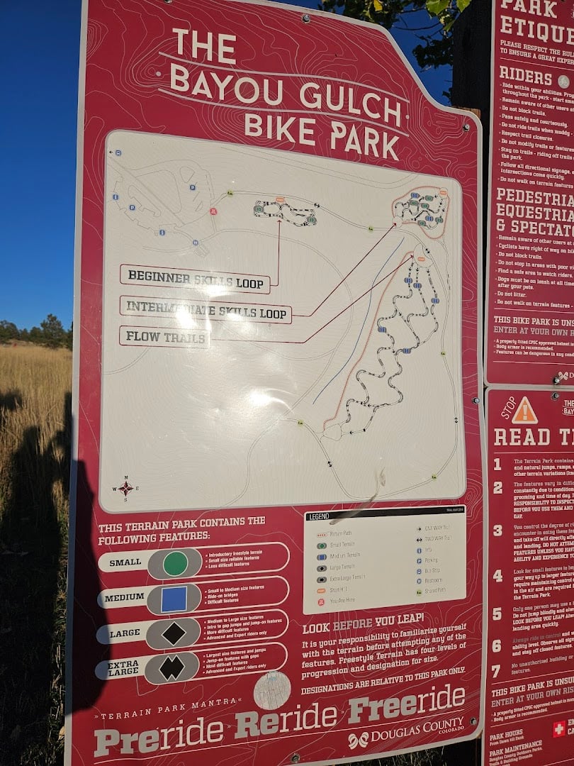 Bayou Gulch Bike Park exterior entrance