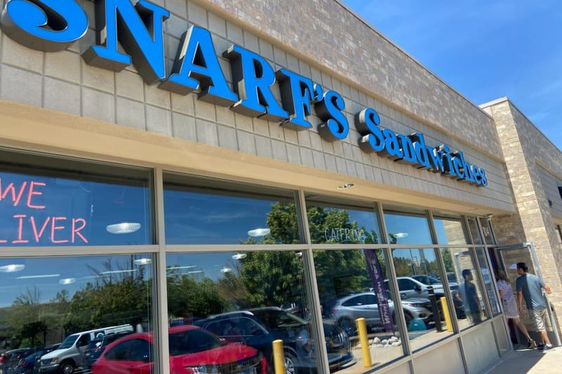 Snarf's Sandwiches storefront in Highlands Ranch
