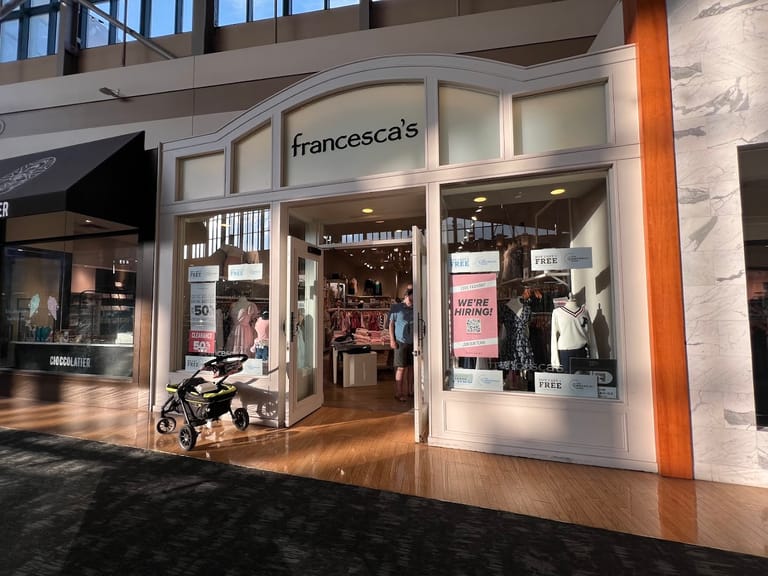 Interior view of francesca's